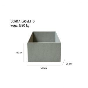 CASSETTO sklep 300x300 - Donica betonowa ogrodowa Cassetto 140x120x100 Beton architektoniczny