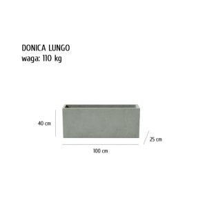 LUNGO sklep 300x300 - Donica betonowa ogrodowa Lungo 100x25x40 Beton architektoniczny<br>Donica klasy premium