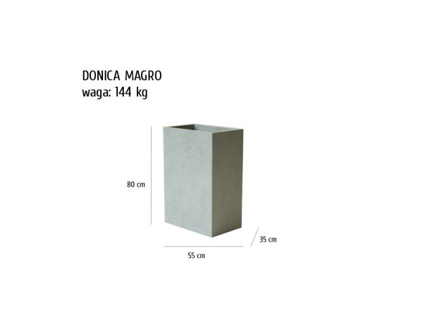 MAGRO sklep 600x464 - Donica betonowa ogrodowa Magro 55x35x80 Beton architektoniczny