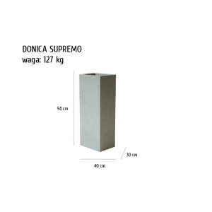 SUPREMO sklep 300x300 - Donica betonowa ogrodowa Supremo 40x30x94 Beton architektoniczny