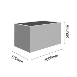 donica  100x50x50 300x300 - Donica betonowa ogrodowa 100x50x50 Beton architektoniczny Donica klasy standard